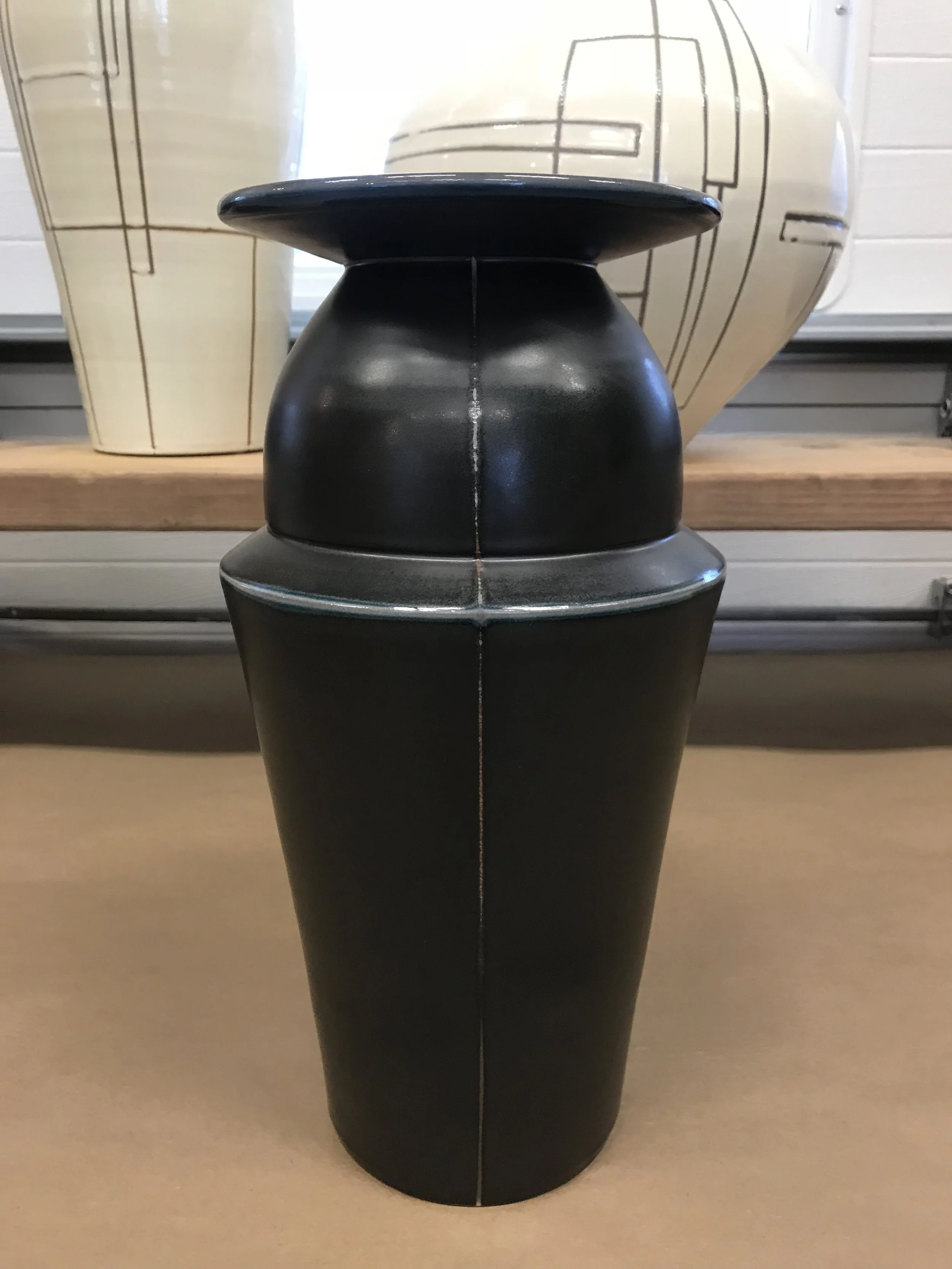 Black Standing Vessel