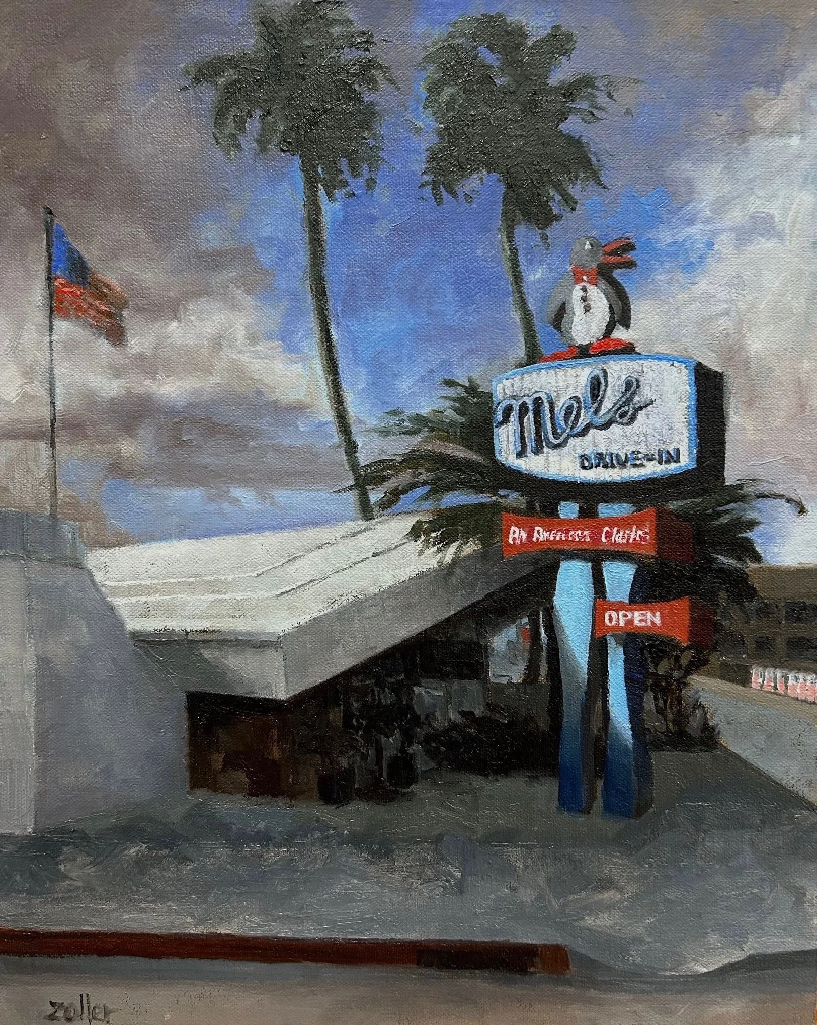 Mel's Diner, Santa Monica. CA