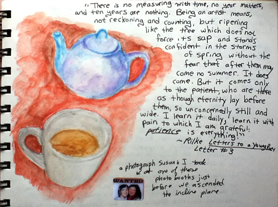 This diary entry from 2005 further illuminates my obsession with teapots.