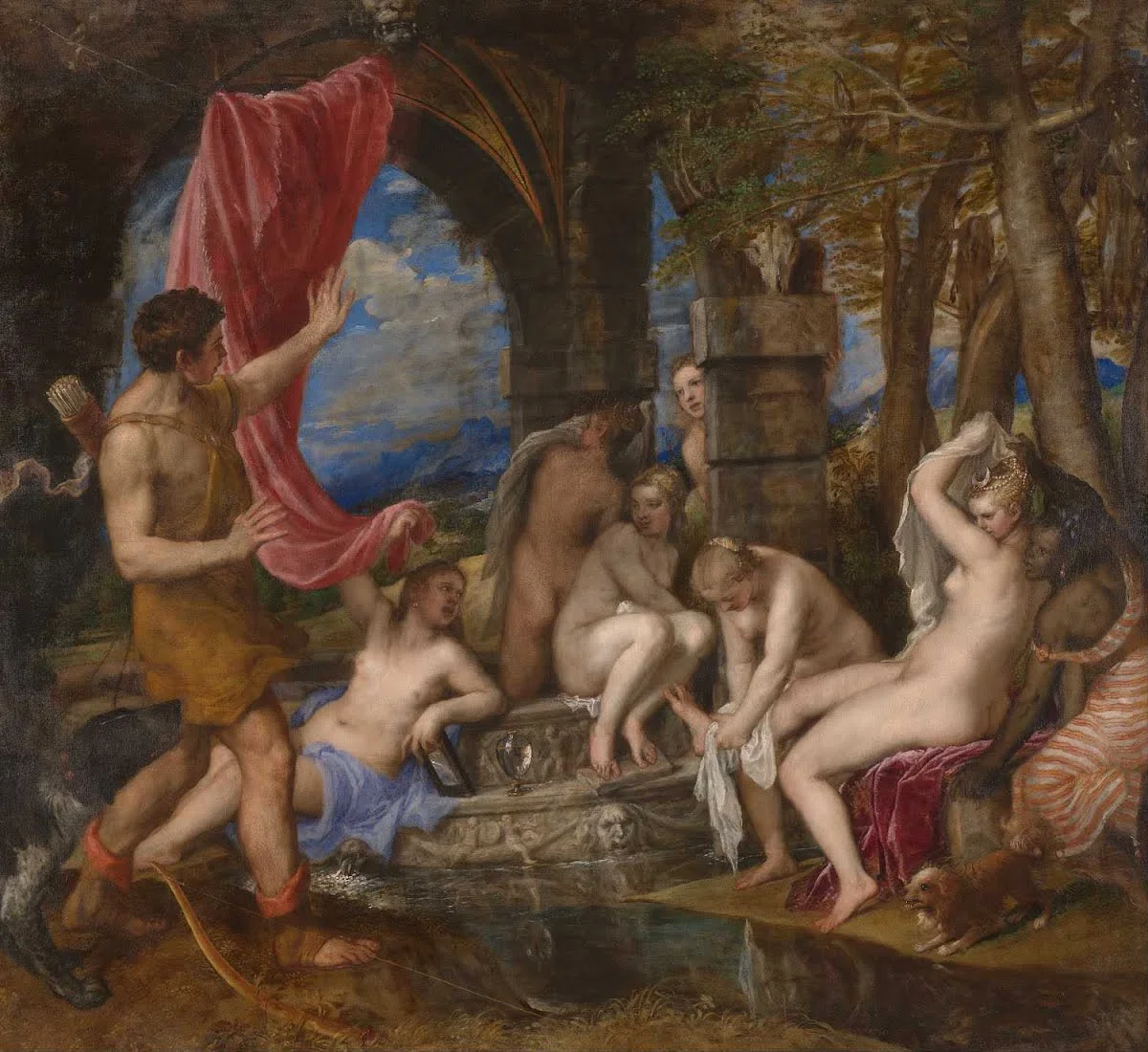 "Diana and Actaeon" by Titian, 1556-1559