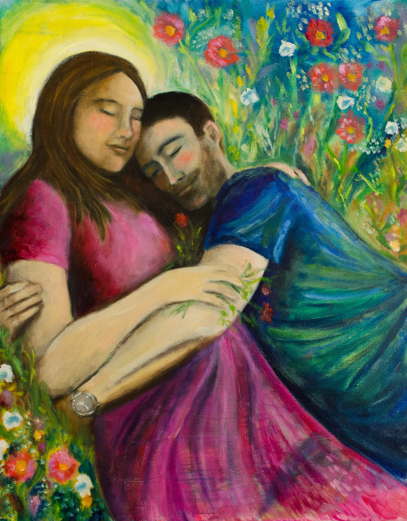 "Solace" oil on canvas, 16x20''