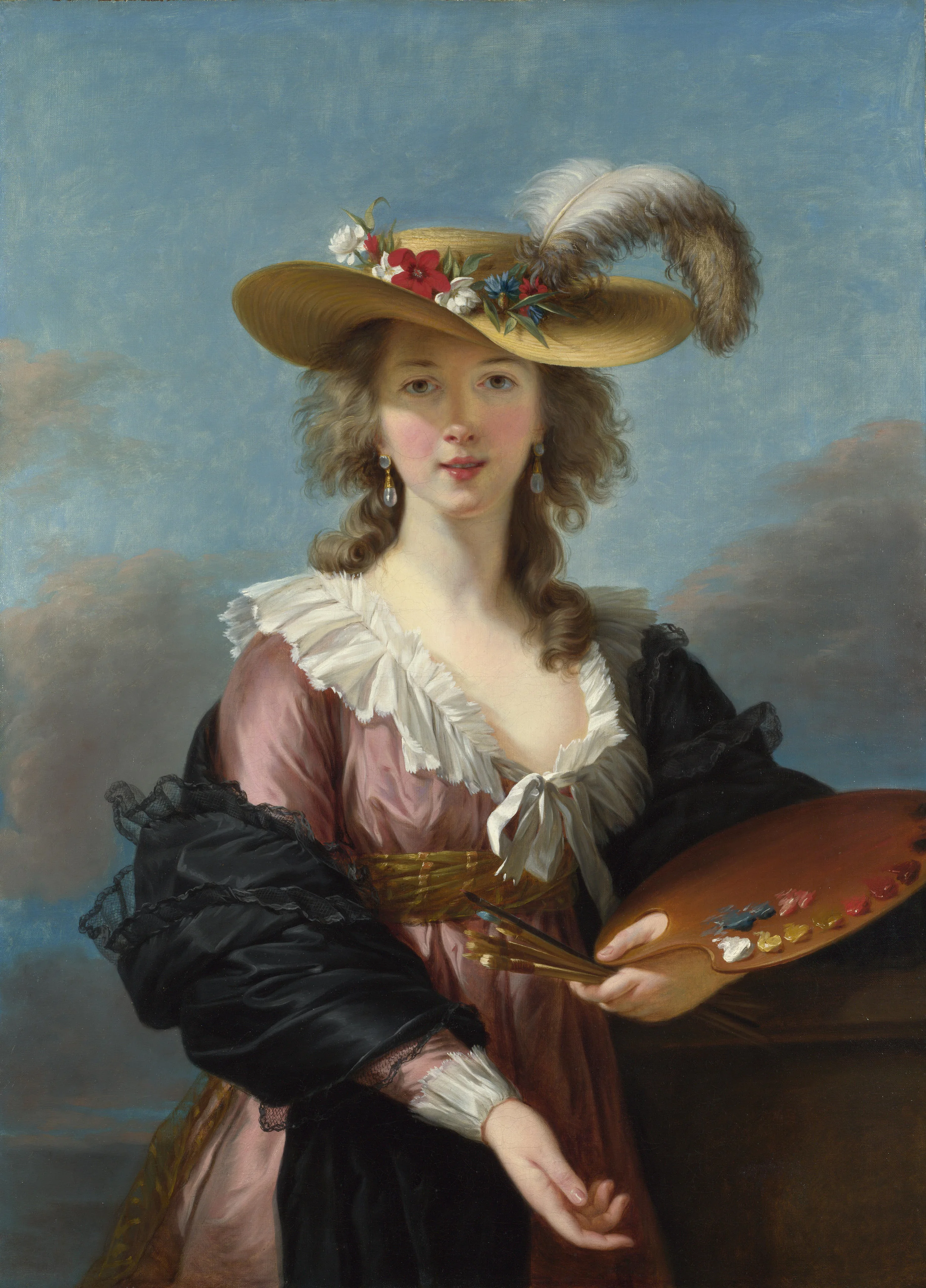 Self Portrait in a Straw Hat, 1782