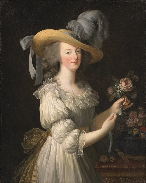 Marie Antoinette in a Muslin Dress, 1783