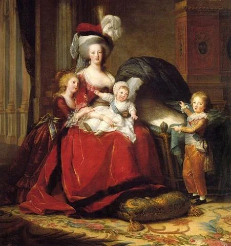 Marie Antoinette and Her Children, 1787