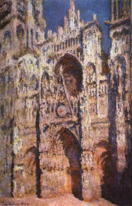 Rouen Cathedral: Full Sunlight 1894 Louvre, Paris