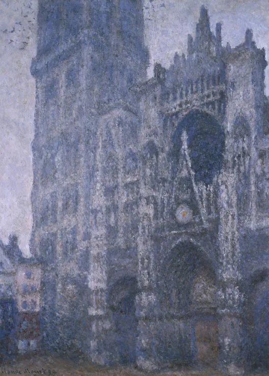 Rouen Cathedral, Facade and the Tour d'Albane. Grey Weather , Musée des Beaux-Arts de Rouen , 1894