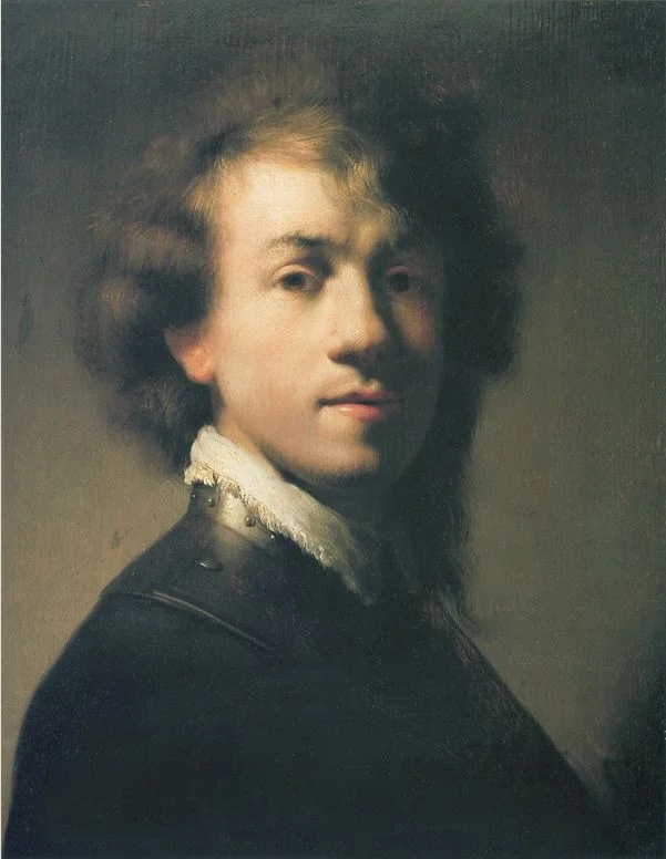 Rembrandt, "Self Portrait in a Gorget," c. 1629