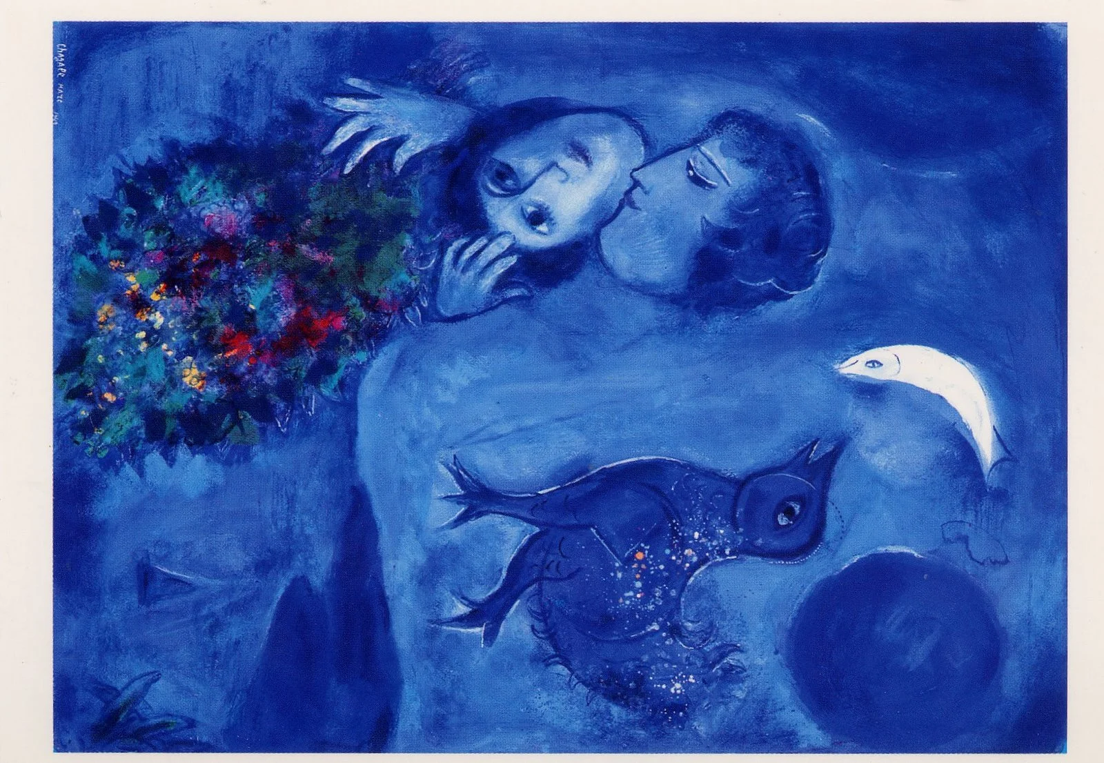"Le Paysage Bleu" by Chagall