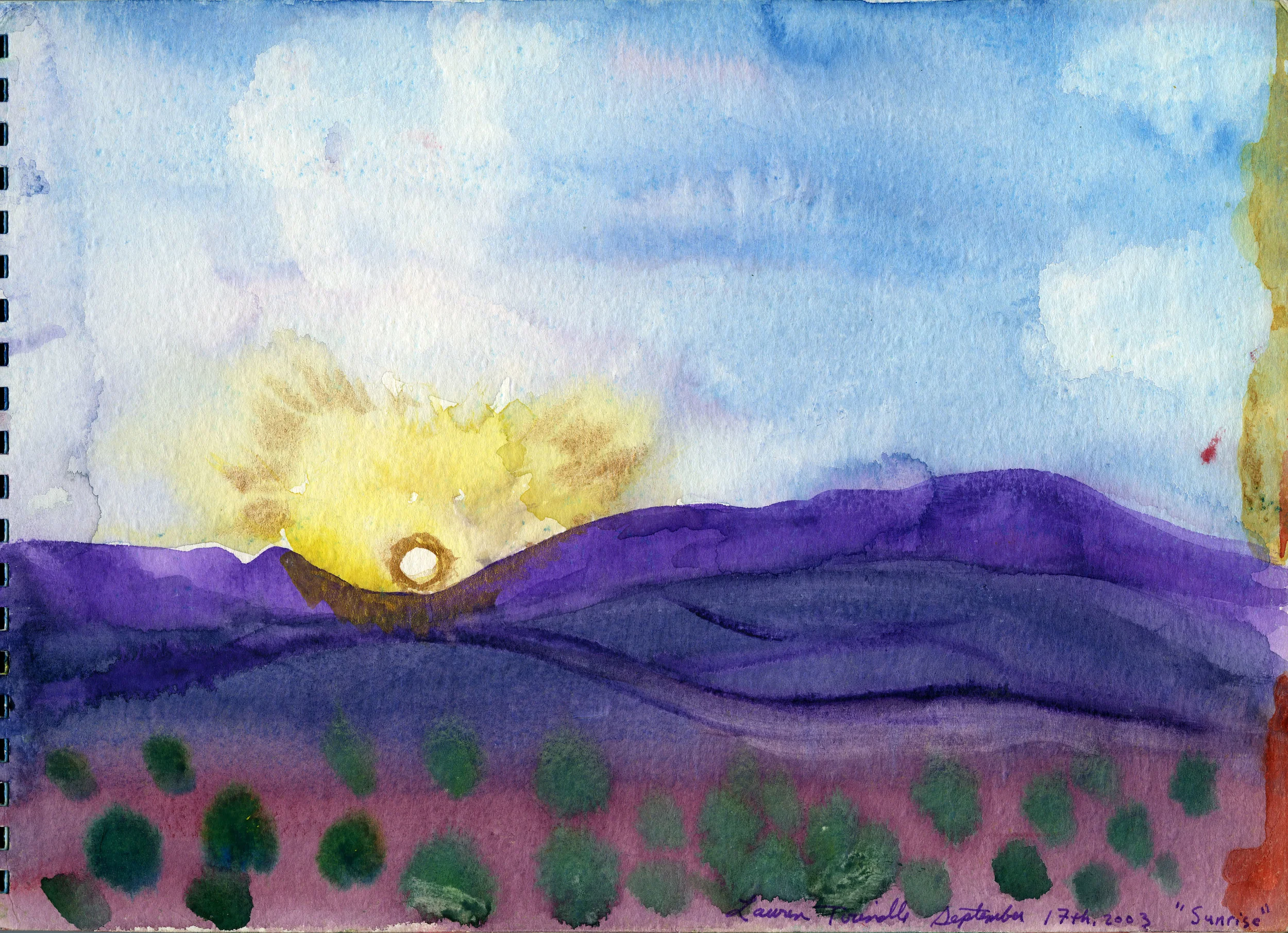 Sept. 17th, 2003 "Sunrise" 