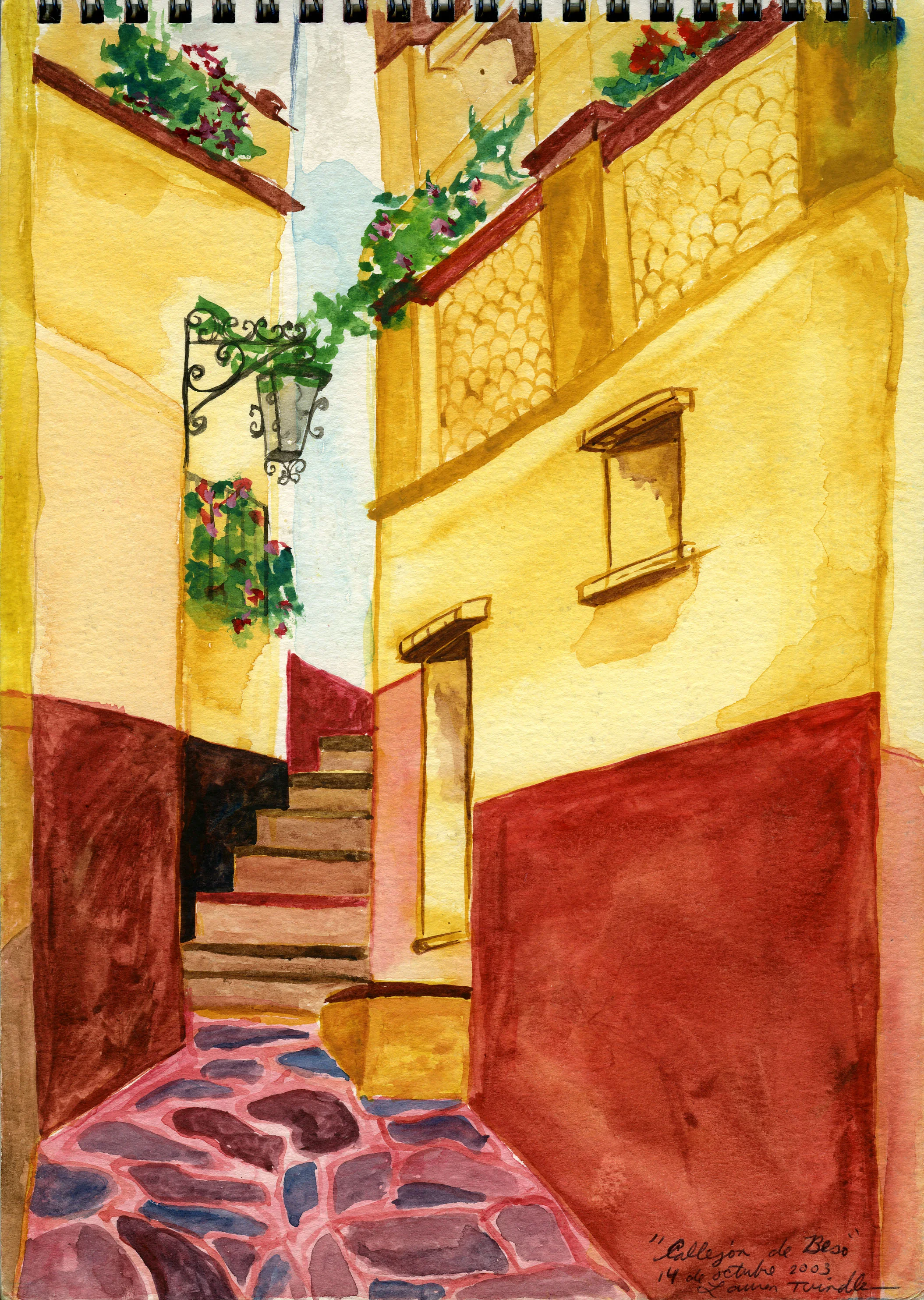 Oct. 14, 2003 "Callejón de Besos" (Alley of Kisses)