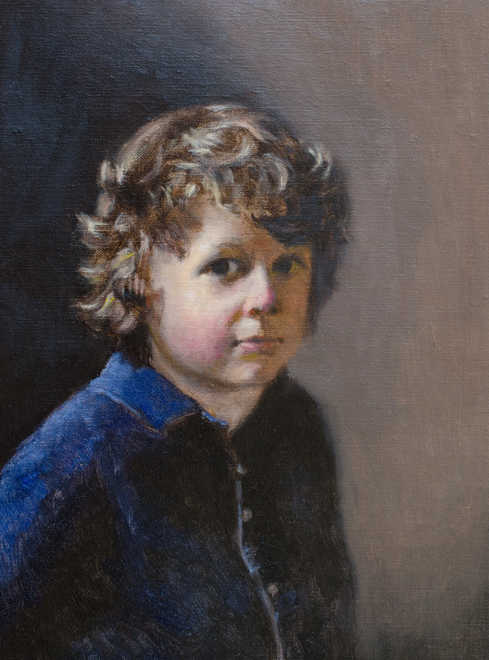 "Morgan" my son, completed in October 2015, under the guidance of my teacher, Frank Arcuri