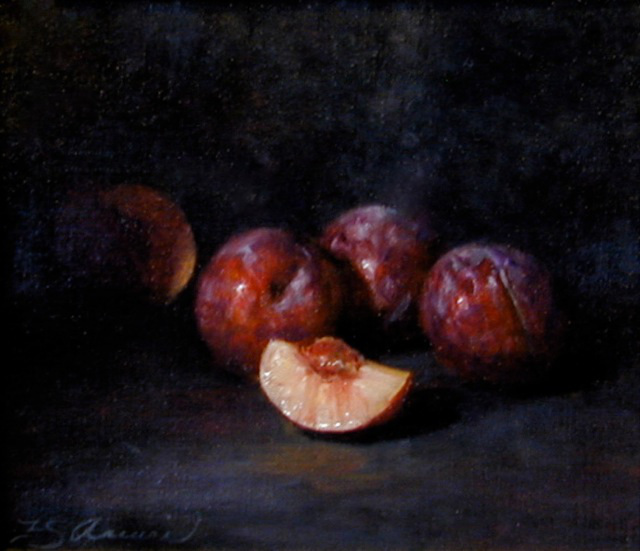 "Italian Plums" 9x12"