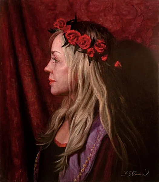 "Marjarie" 16x14" Frank's lovely wife, who is also an artist!