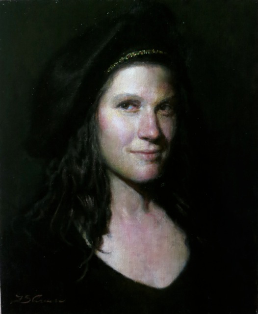 Here's a portrait Frank did of me , not long after I started taking lessons.