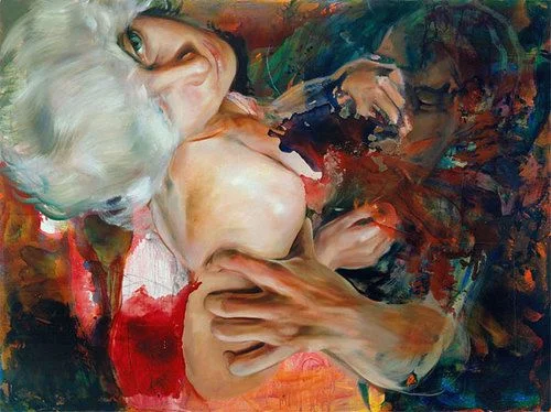 as far as a voice you can’t hear or remember . oil on panel. 72 x 96”. 2004