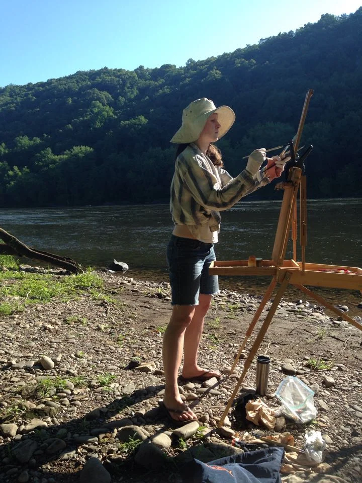"You will connect to that great river of lovely ideas that is running through you all the time." --Margaret Peot