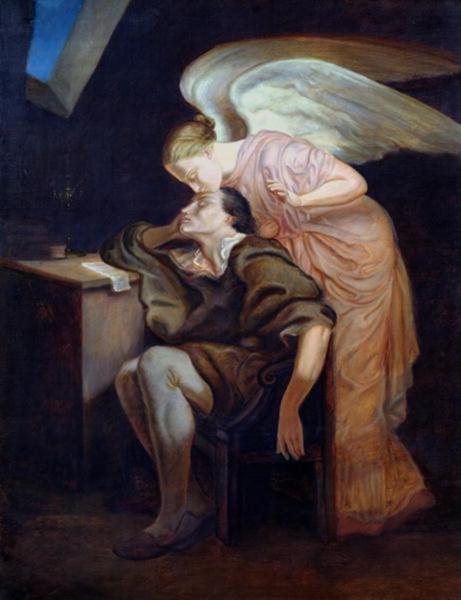 "The Kiss of the Muse" by Paul Cezanne 66x82 cm
