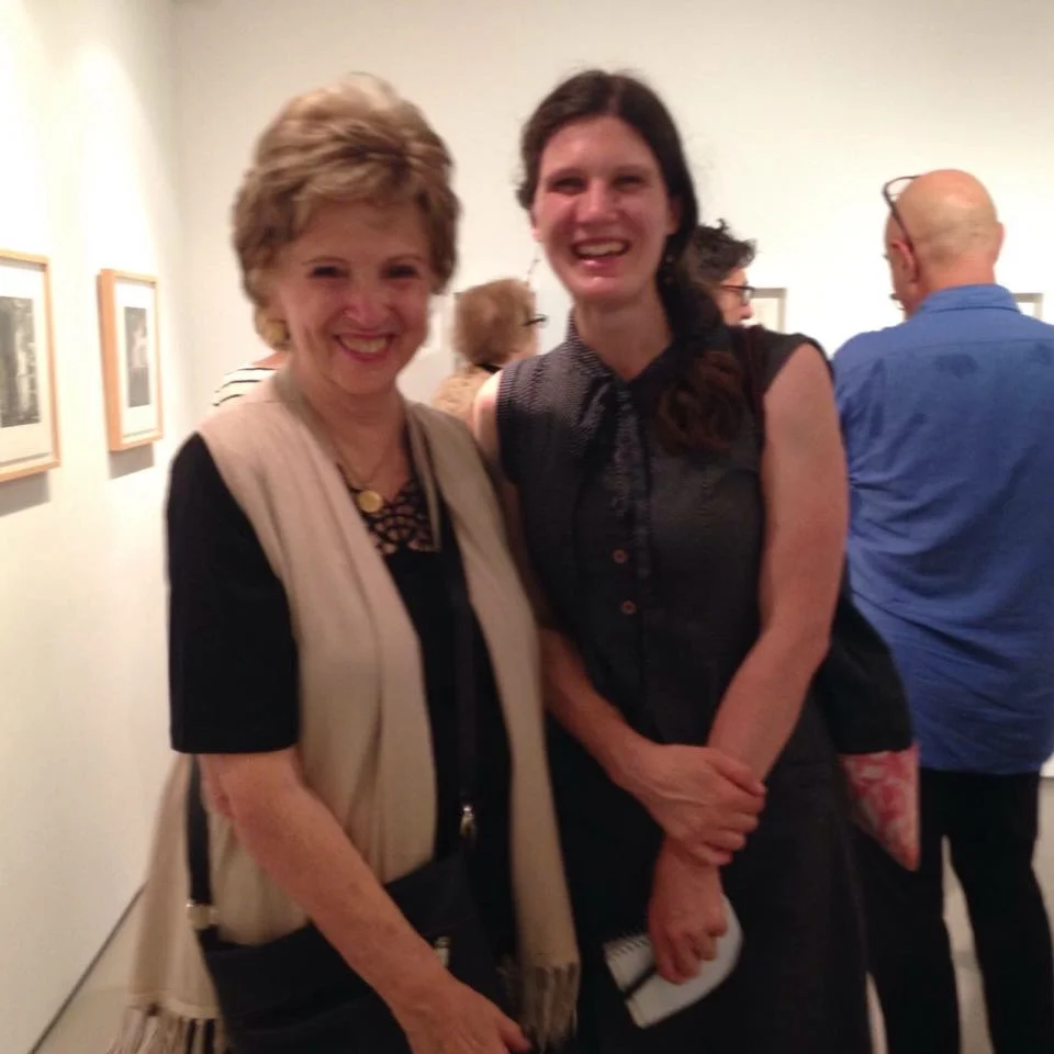 Here's a picture of Martha and me. There's a whole album of pictures from opening night if you're interested. 