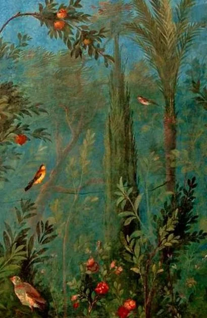Fresco Painted Garden Villa of Livia Palazzo Italy