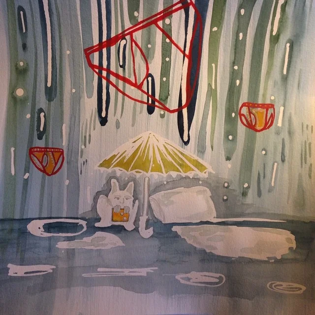 "Pulling Together Your Paintings with Underwear'" #sillytitles #underwear #laurenjohnson