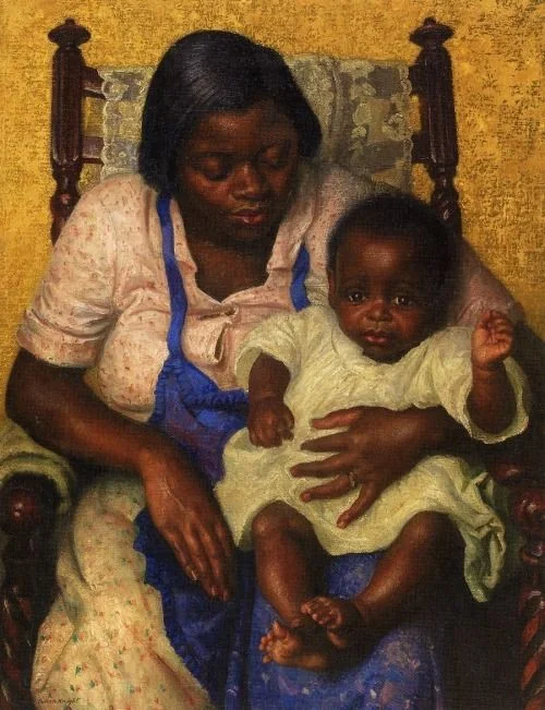 "Madonna of the Cotton Fields," painting by Dame Laura Knight