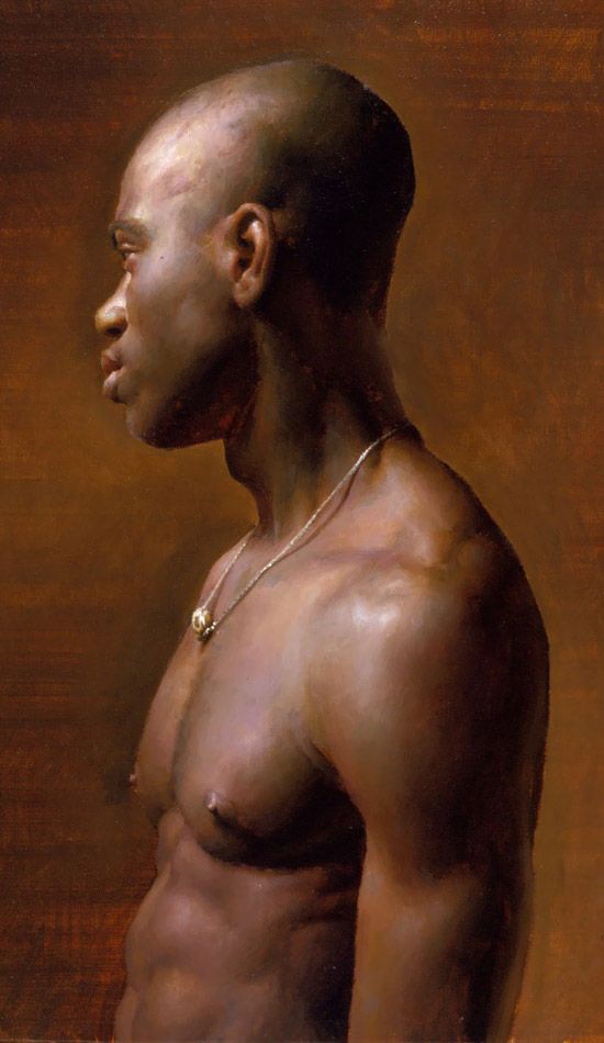"Vincent" oil painting by Jacob Collins , 1998
