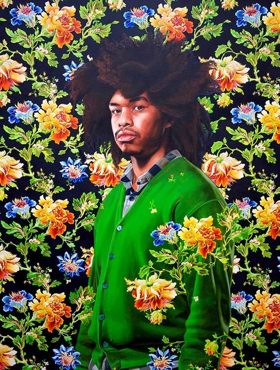" Terence Nance ," painting by Kehinde Wiley