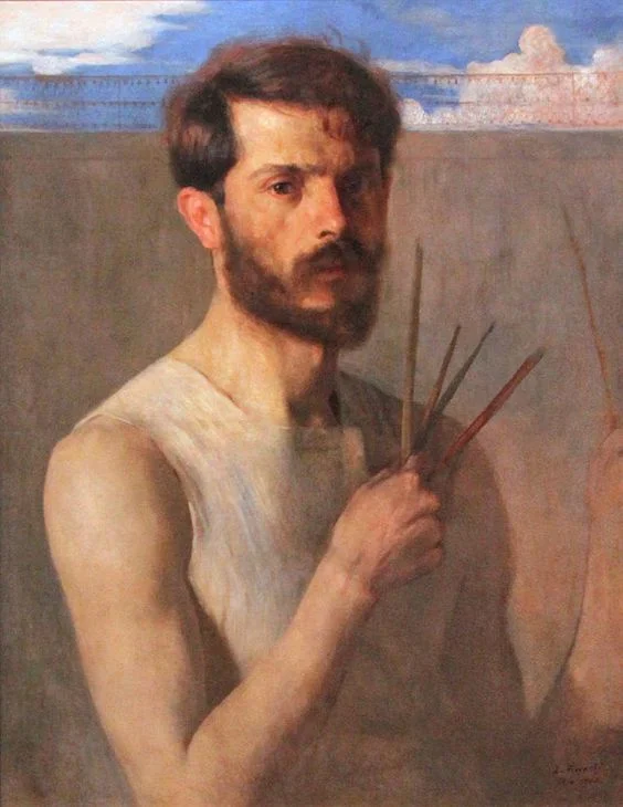 Self Portrait by Eliseu Visconti , 1902
