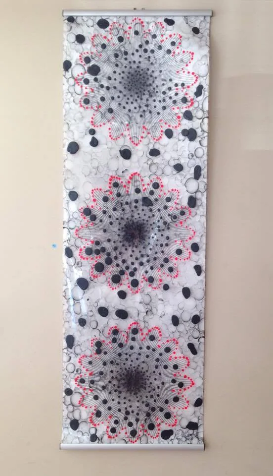 "Untitled" by Ed Kerns, 2 feet by 7 feet! Read my blog post about Ed Kerns: " Synchronicity and Art ."