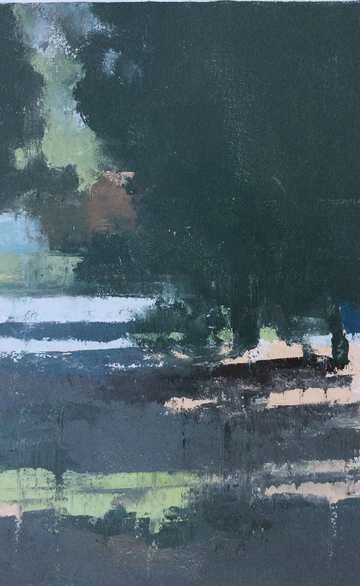 "Farm," 12"x7 7/8", $350