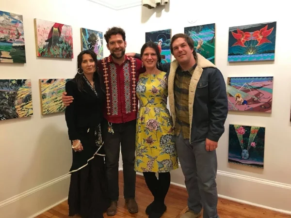 Ixeeya, John, me, and Graham! photo credit: Lauralee Longname
