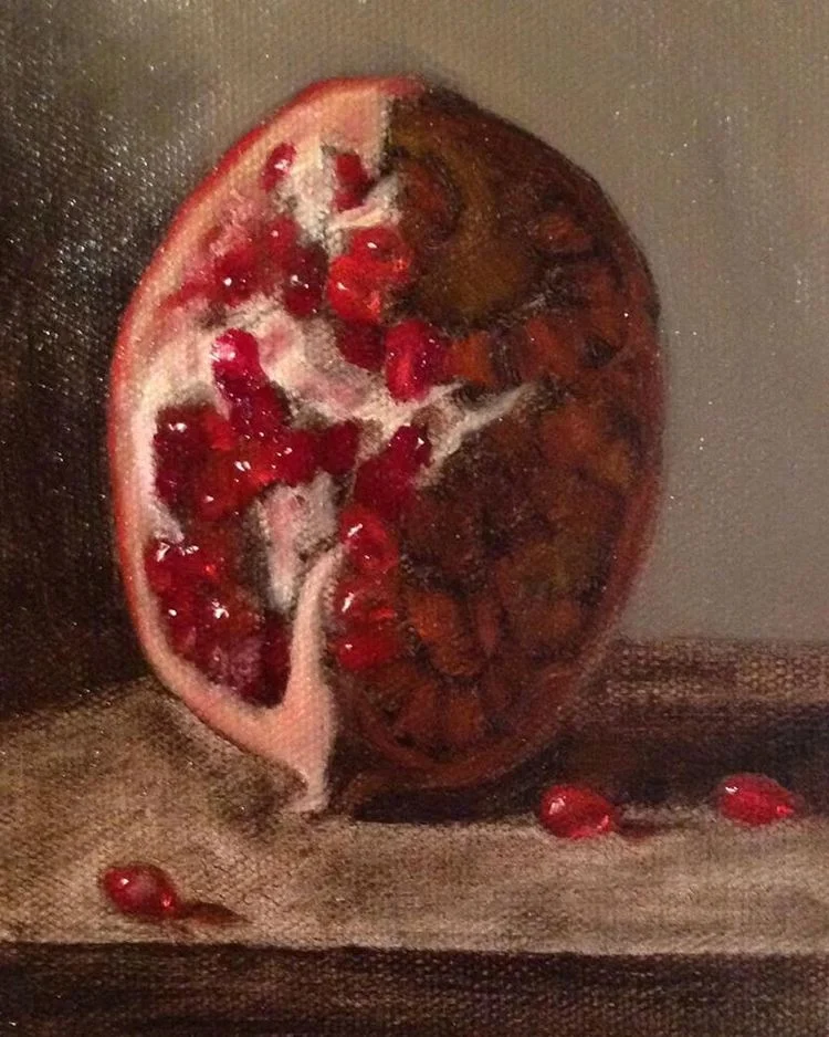 “Temptation” oil on canvas, 5x7 inches, January 2016