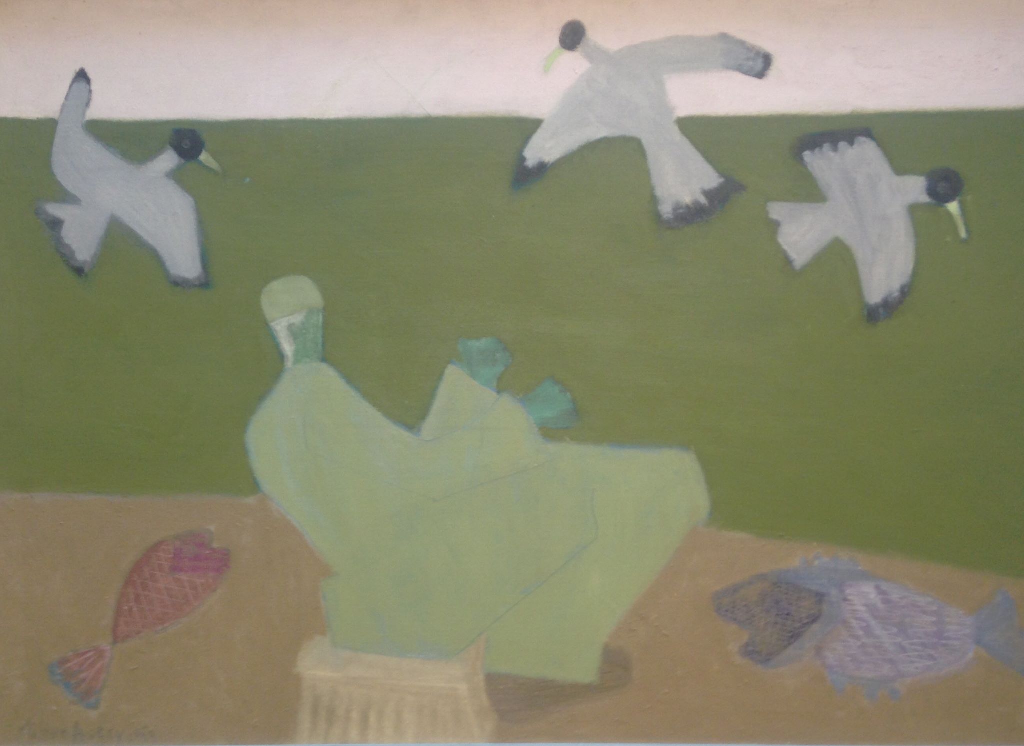 “Surf Fisherman” by Milton Avery
