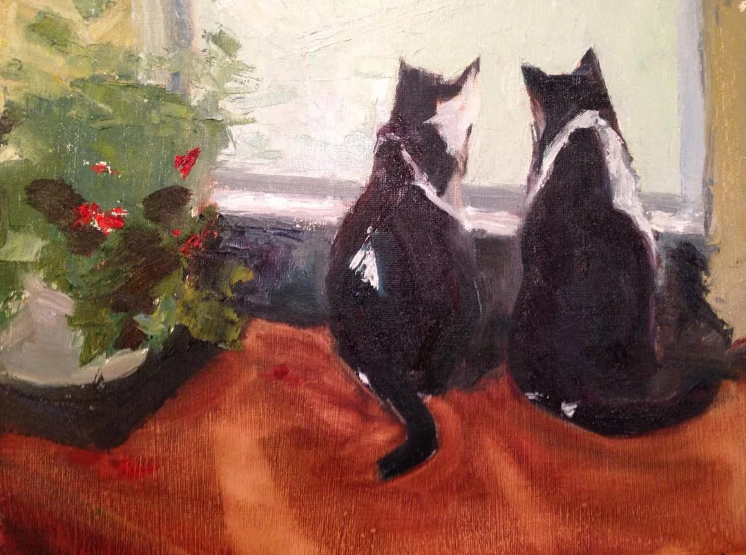 Cats at the Window
