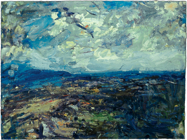 Where St. Francis Walked (by Ying Li ) 2006, oil/canvas, 30x40"