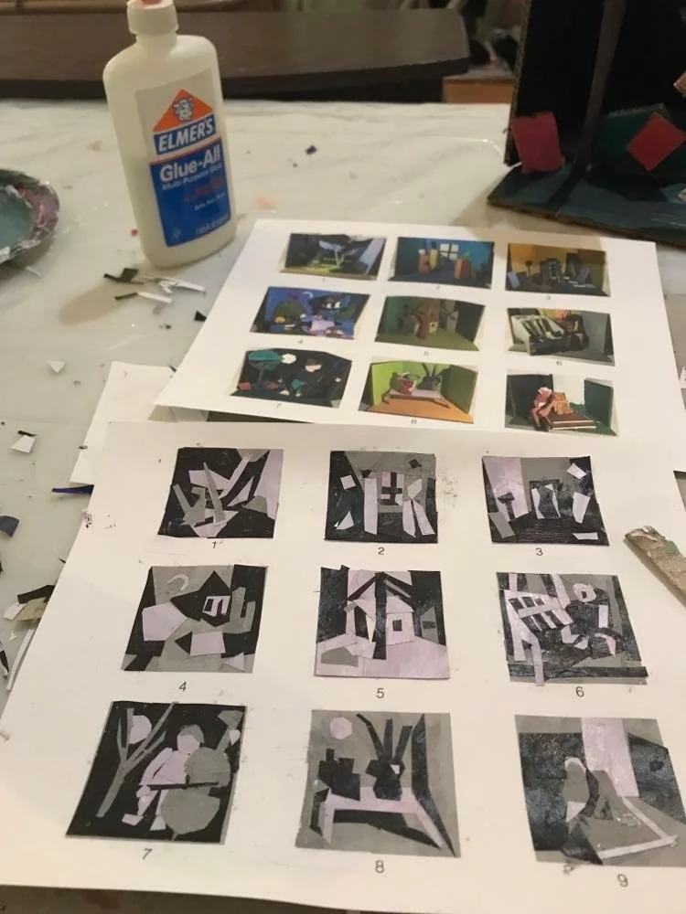 blackandwhitepaintingsinprogress.jpg