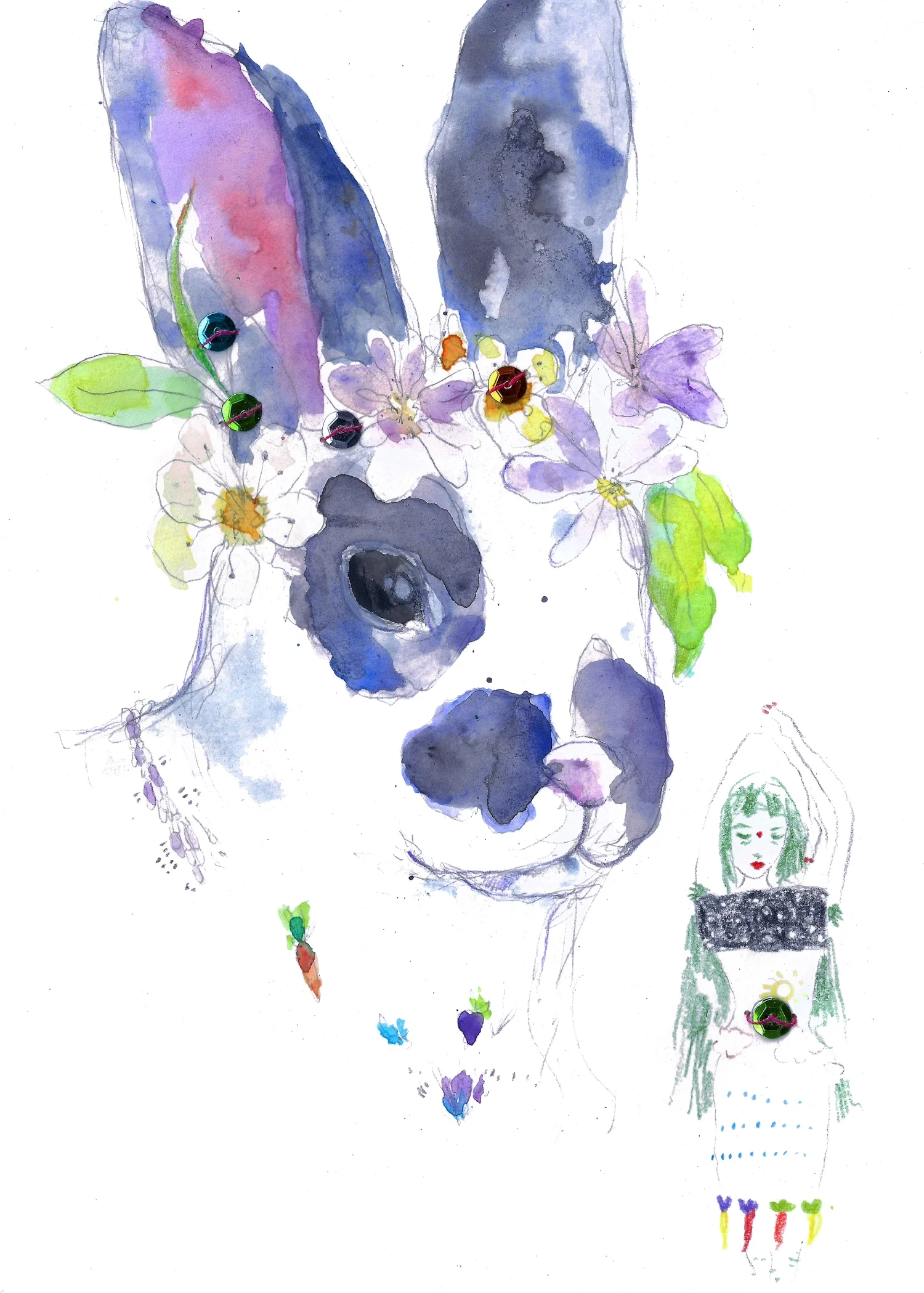 Gaia & Her Bunny