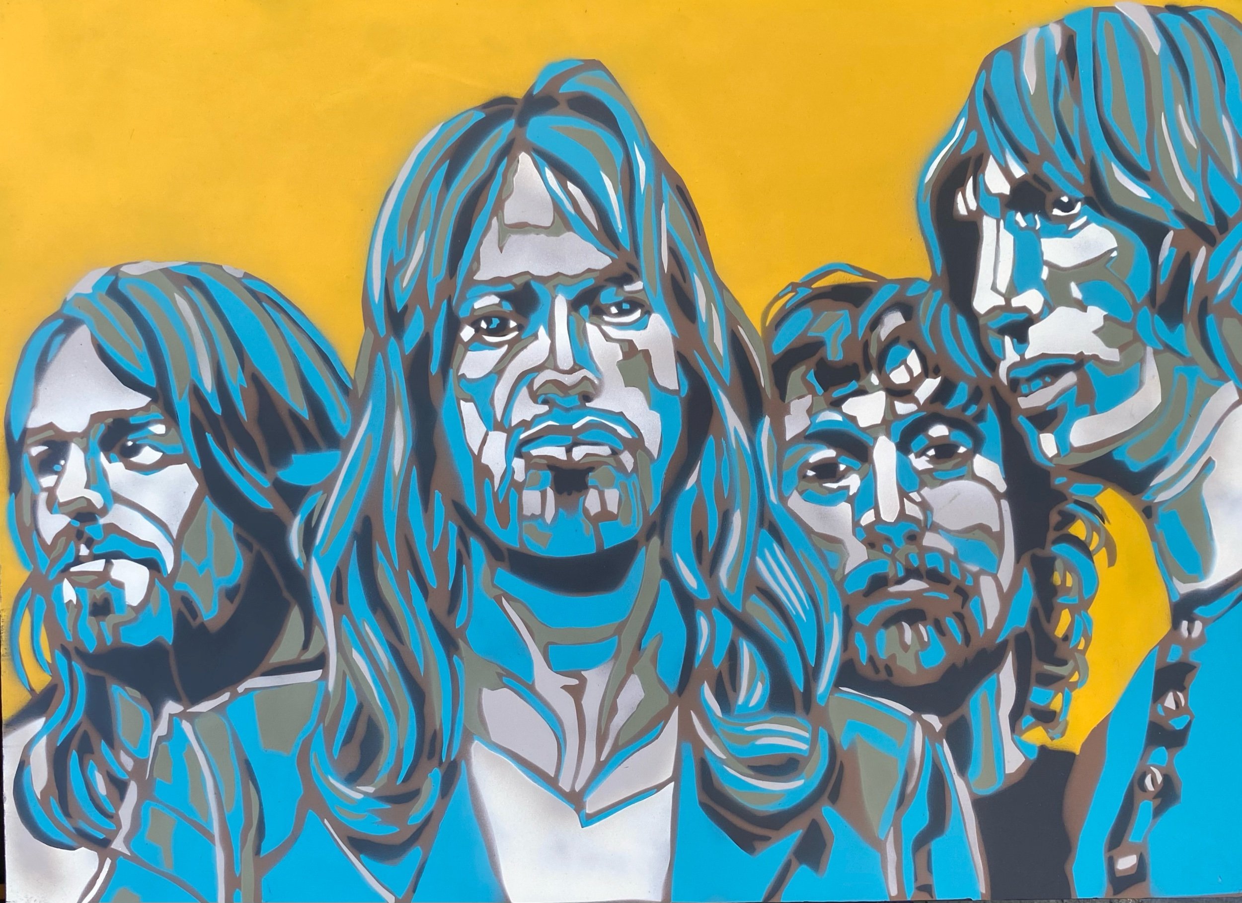 Pink Floyd stencil 
