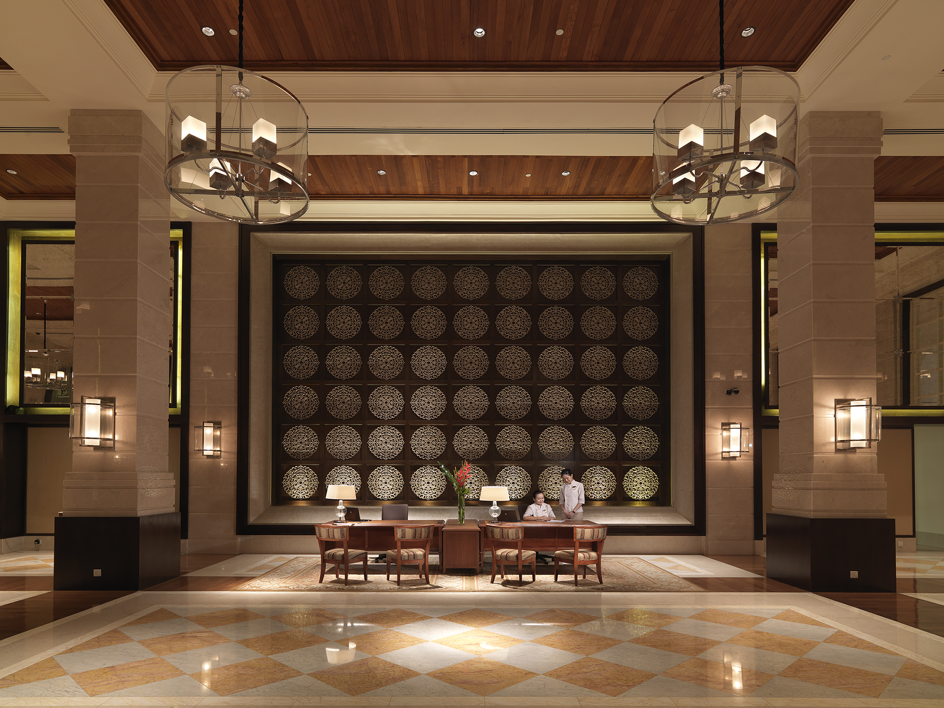 The Danna Langkawi - Grand lobby with high ceiling reflecting the grandeur of the bygone era.jpg