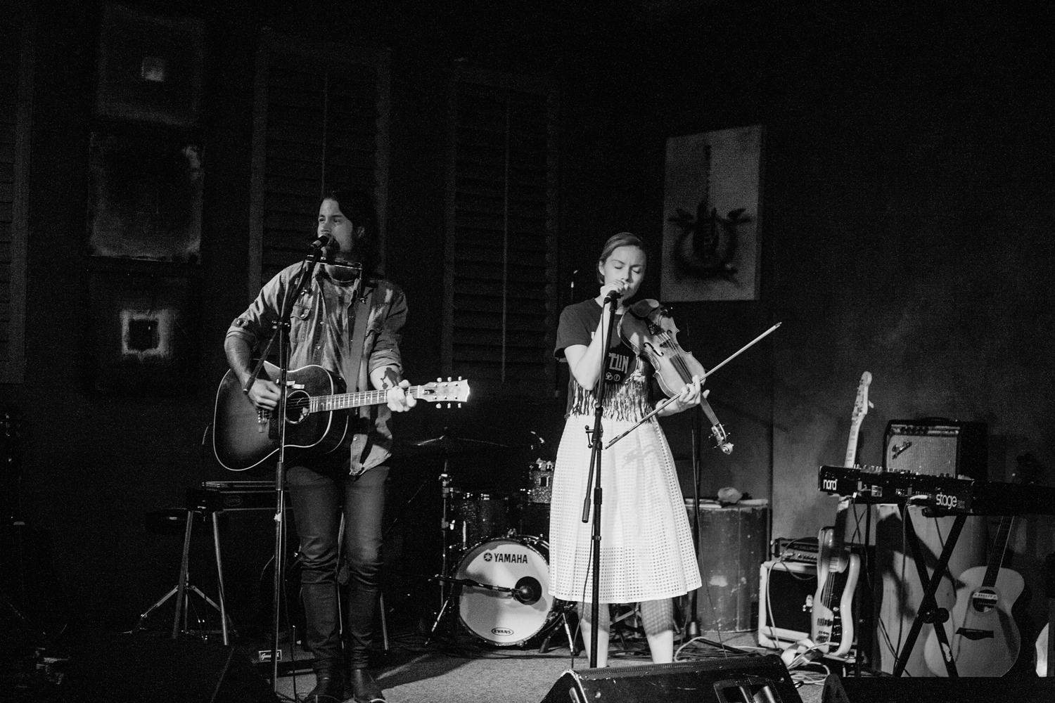  Dustin Bentall &amp; Kendel Carson&nbsp;@ Ironworks Studios photo by Christine McAvoy 