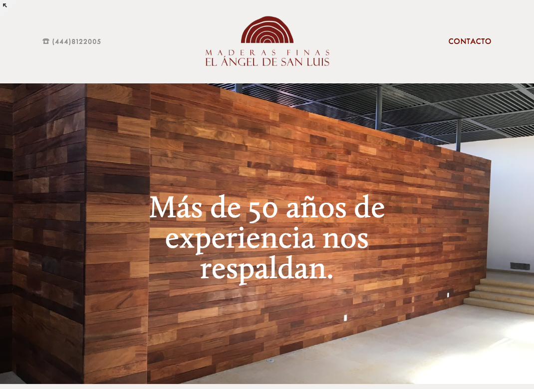 Maderas finas El Angel de San Luis - Fine wood design