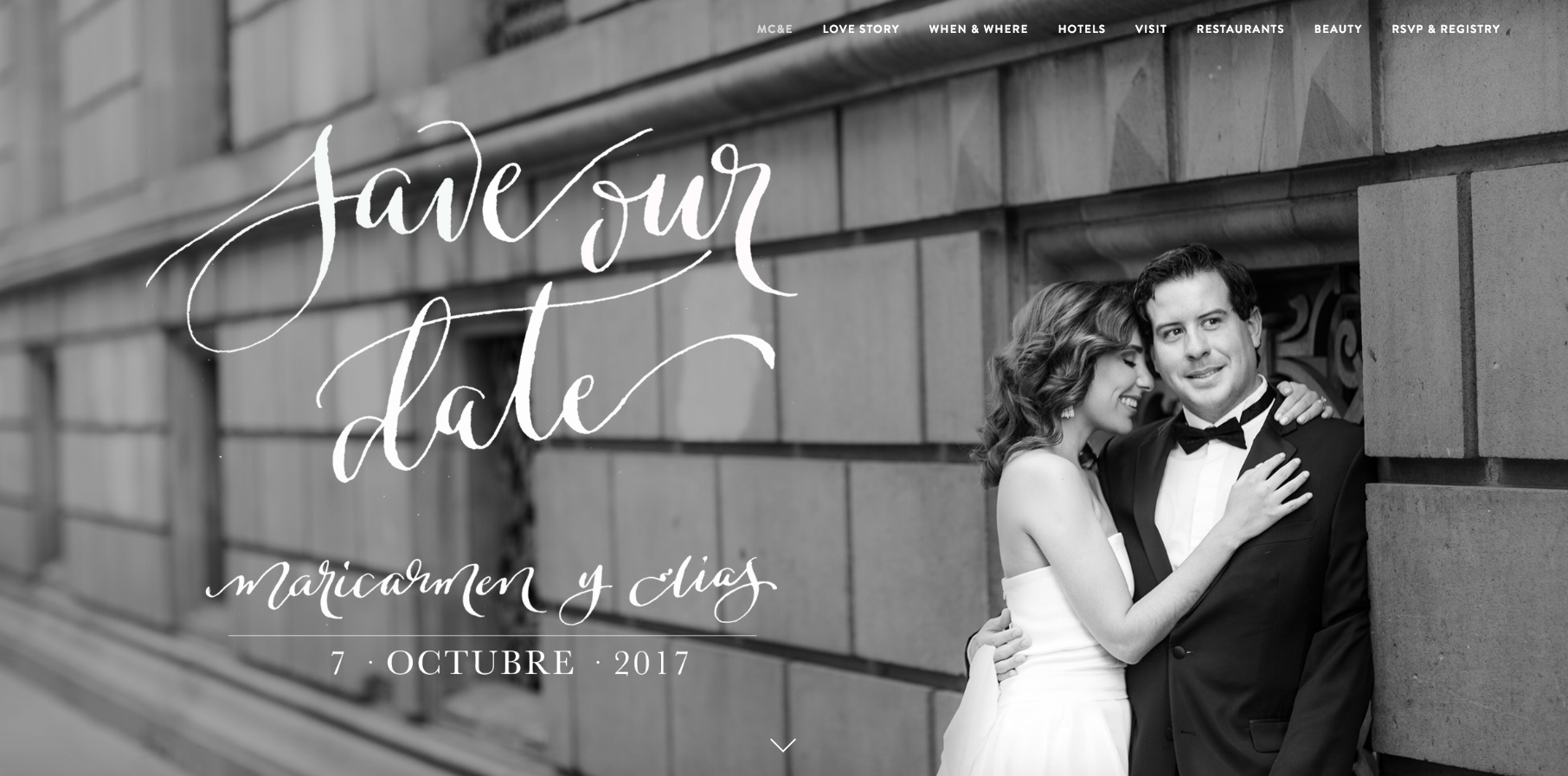 Maricarmen & Elias - Wedding website