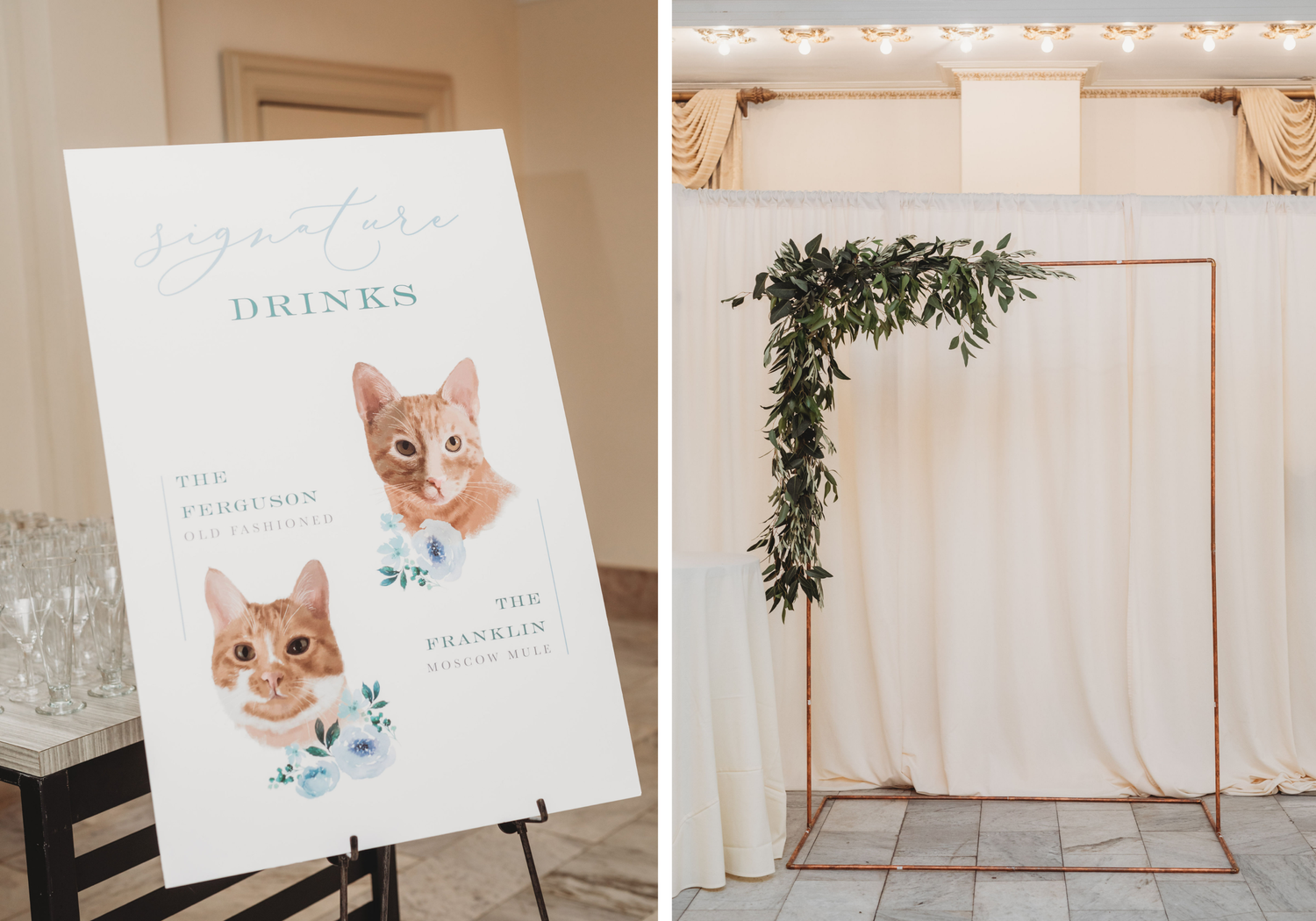 La Jeune Mariee real bride Hillary wedding day details.