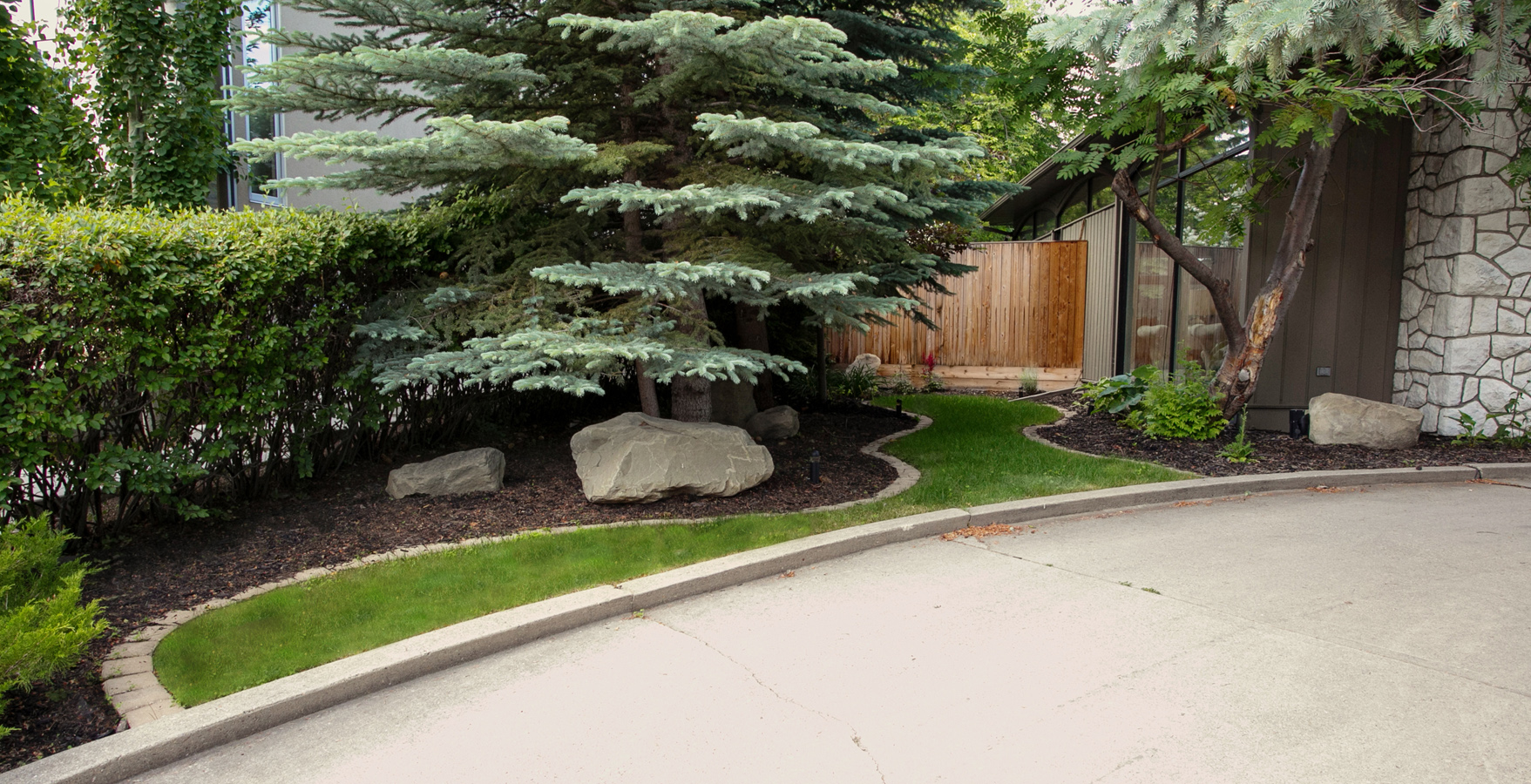 Landscape Design - Belaire, Calgary.