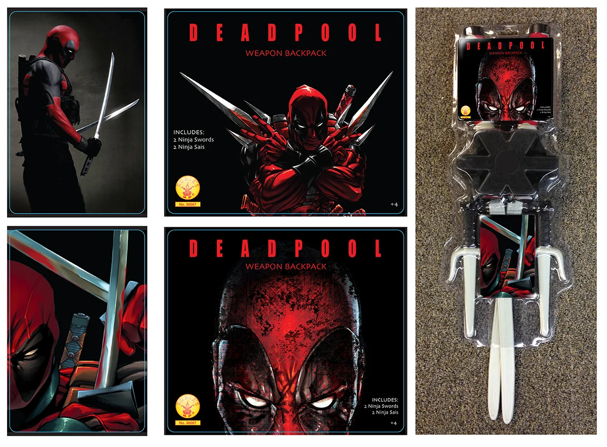 Deadpool weapons kit- Marvel