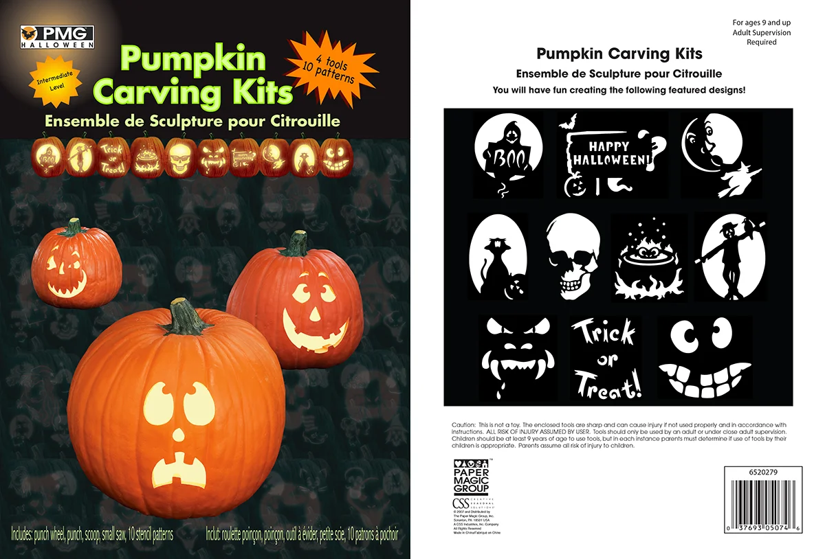 Pumpkin Carving Kit booklet