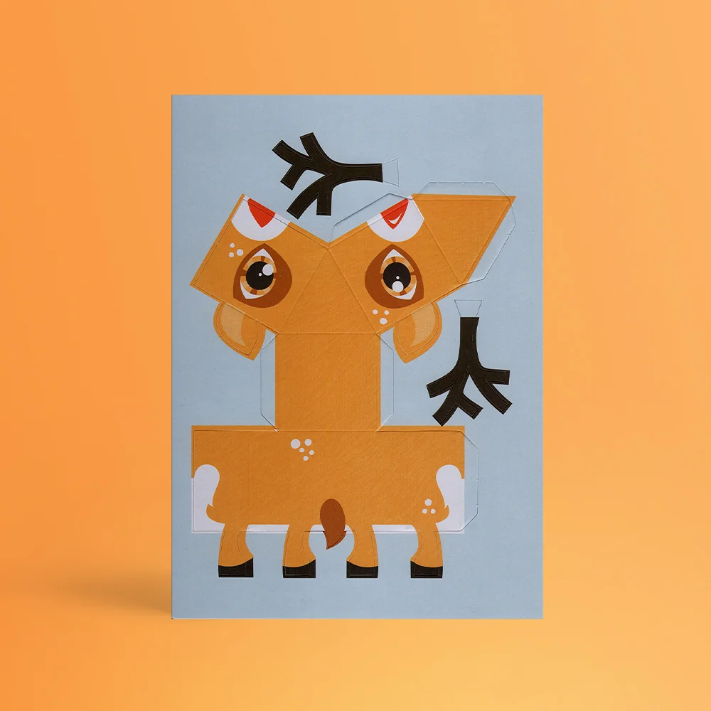 Christmas Creature Postcards