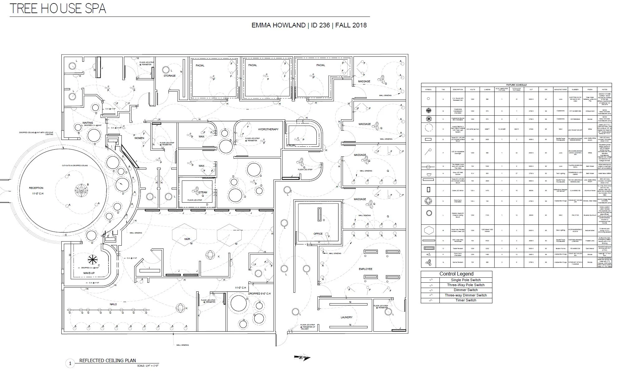 Spa Lighting Design Concept Presentation