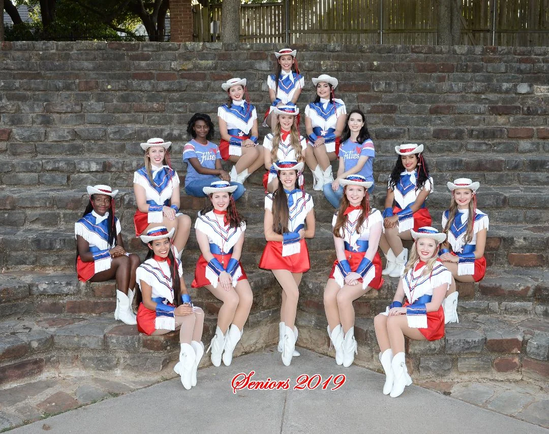 FRONT ROW : CATE ABRAJANO, OLIVIA NASH, MADDIE COX, MADISON CHADWICHK, ROBIN O'HANLON SECOND ROW : DESTINEY BLACKWELL, CAMBREE WILSON, KIM NDGEWA, SAVANNA HEFNER, MADDIE RANEY, CAROL NASR, MACEY SULLIVAN TOP ROW : SYDNEY BLAXTON, CHASE TOTHEROW, ALEX UCEDA NOT PICTUED: EMMA CAFFEY
