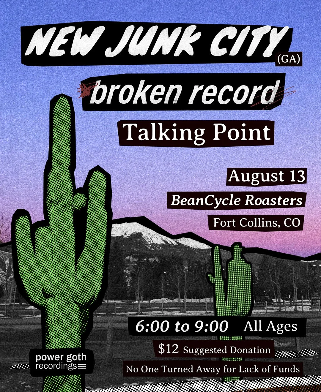 New Junk City (ATL), Broken Record (DEN), and Talking Point at Bean Cycle Roasters